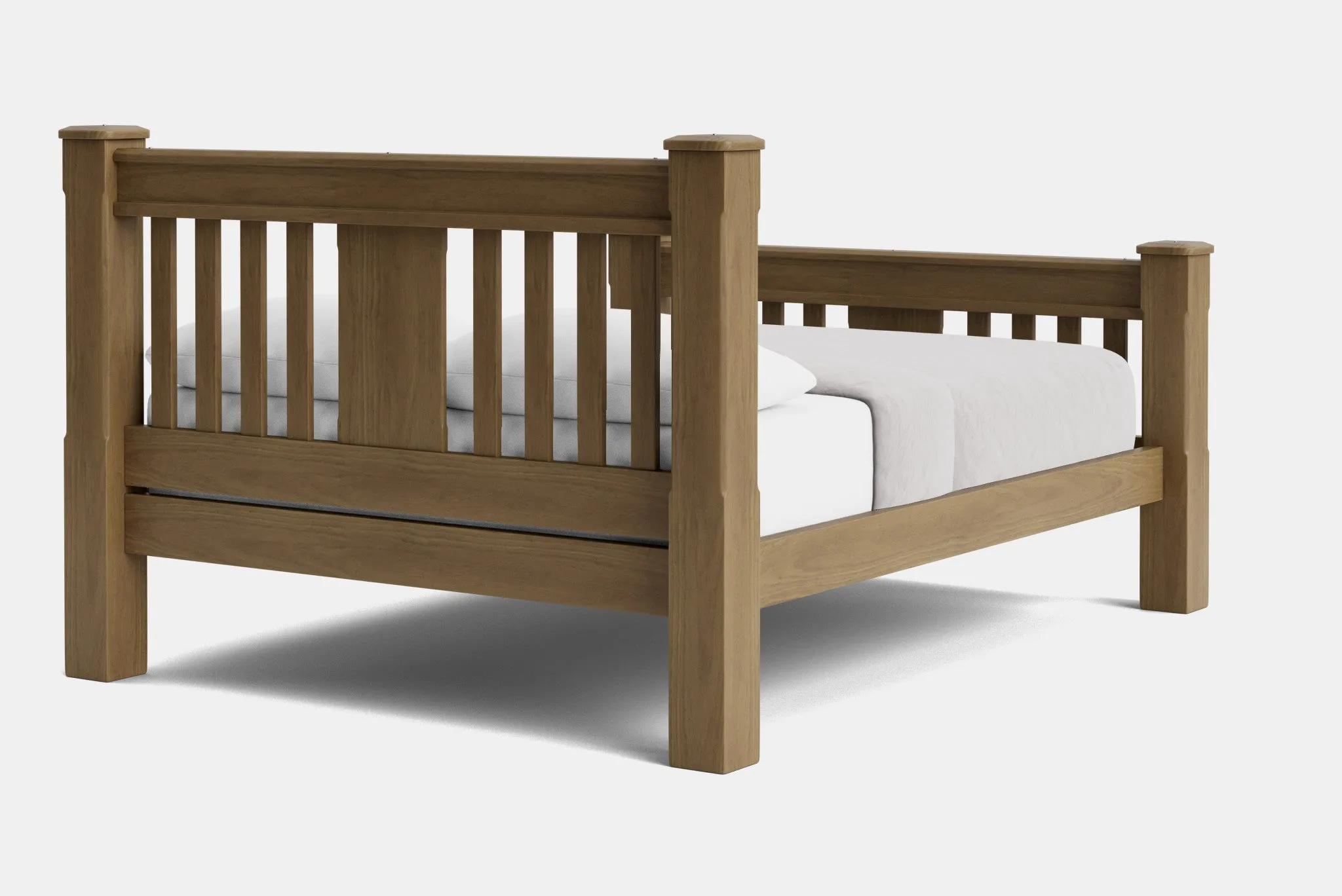 Maison High Foot Slat Bed Frame