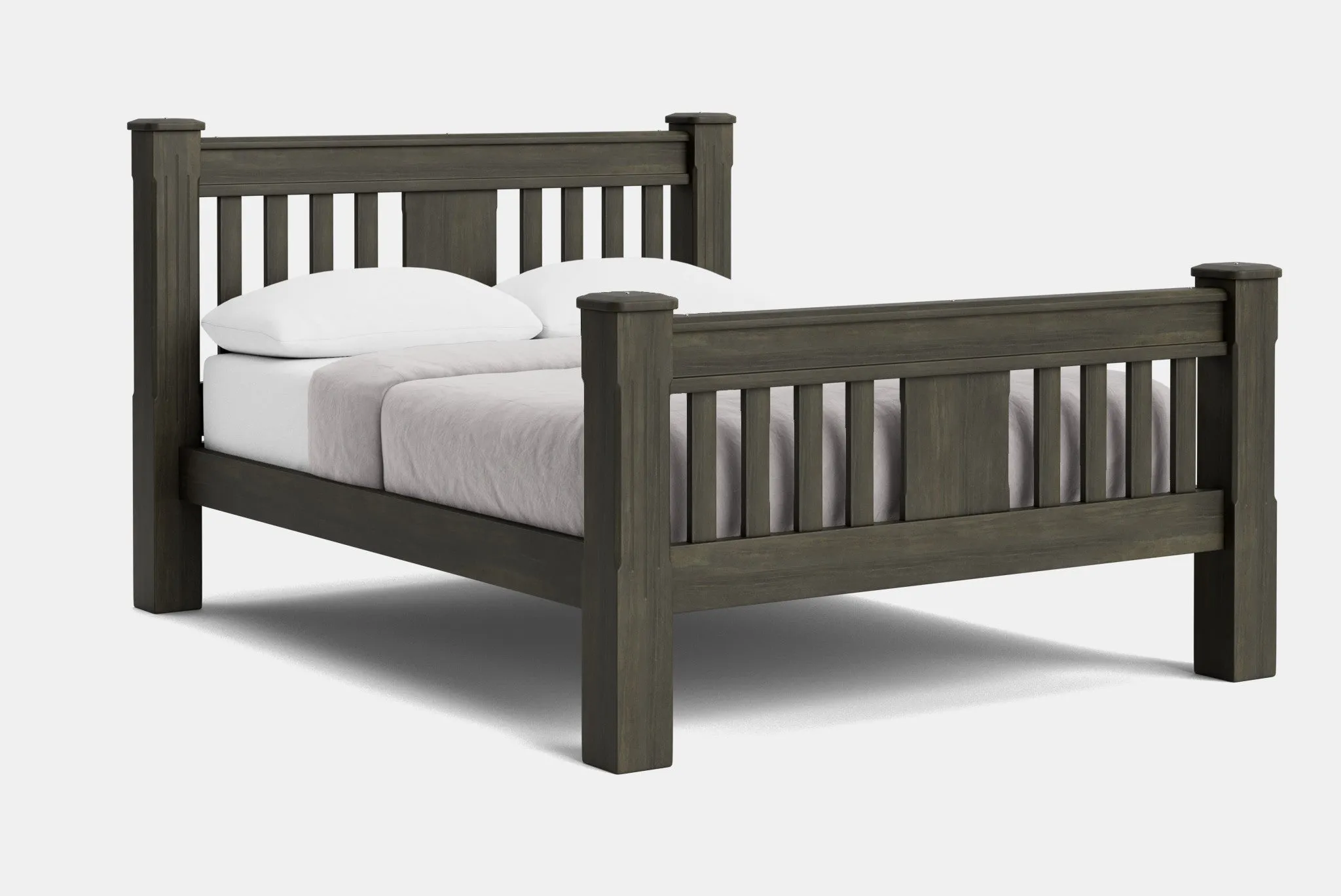 Maison High Foot Slat Bed Frame