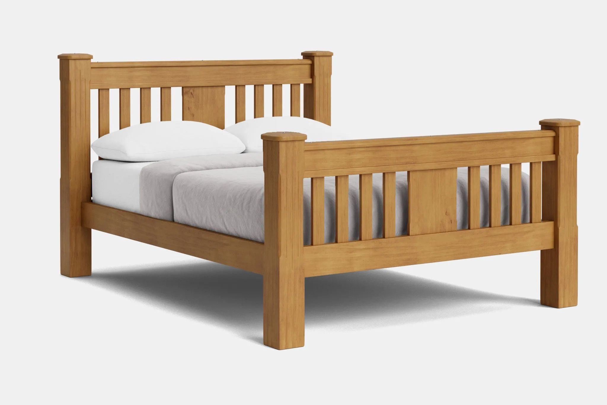 Maison High Foot Slat Bed Frame