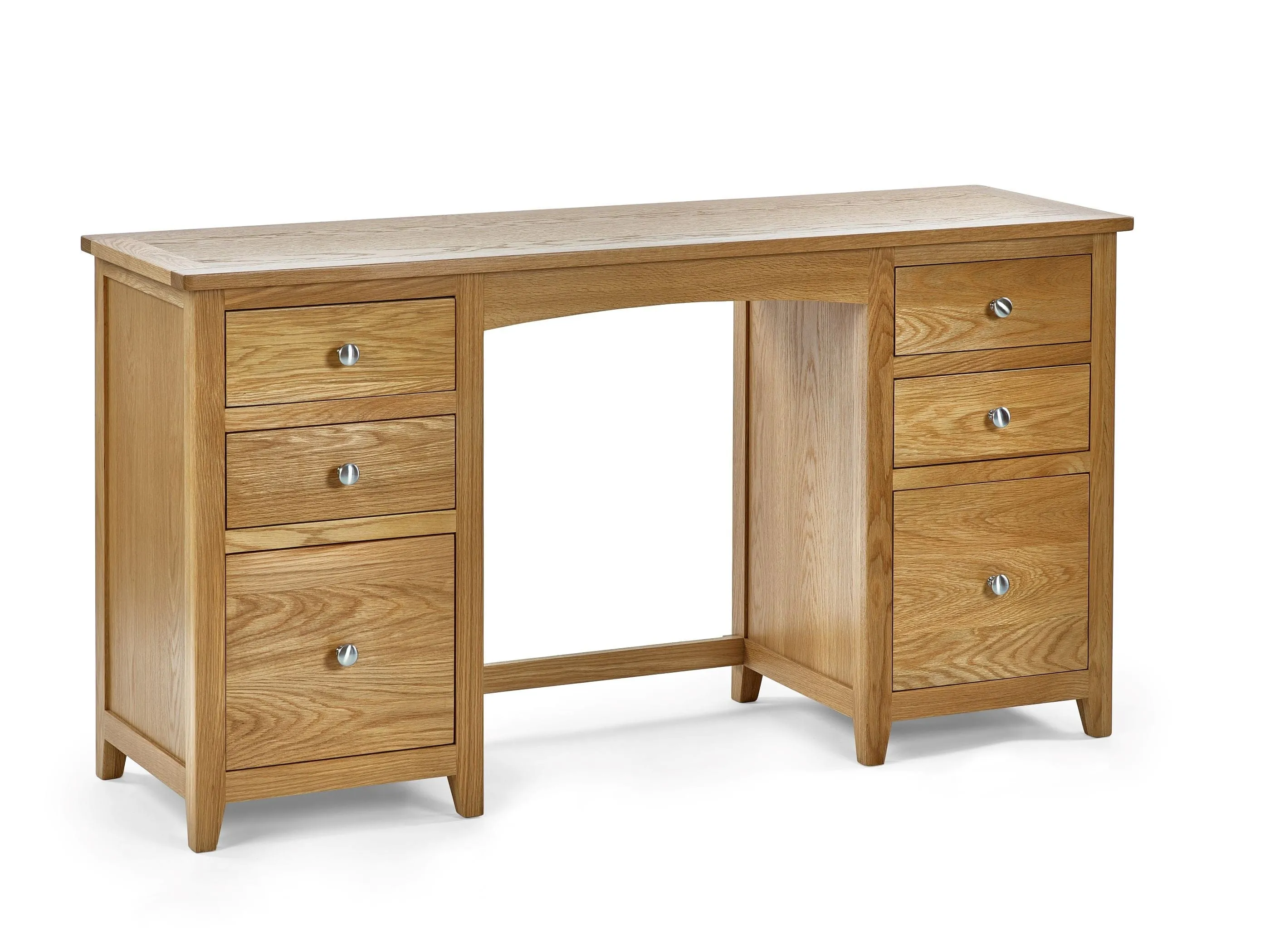 Mallory Twin Pedestal Dressing Table   Stool Set