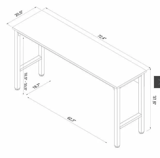 Manhattan Comfort Fortress Garage Table