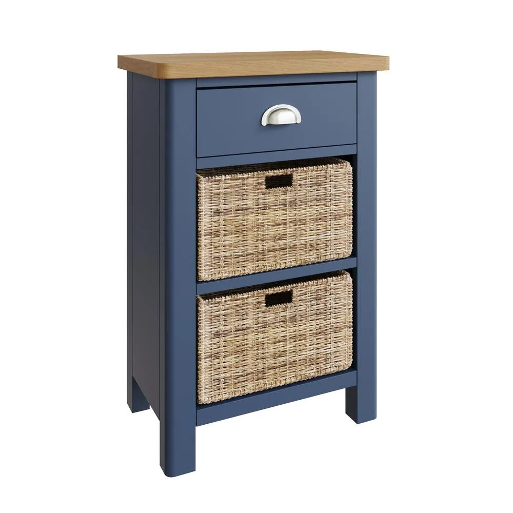 Manor Collection Radstock 1 Drawer 2 Basket Cabinet