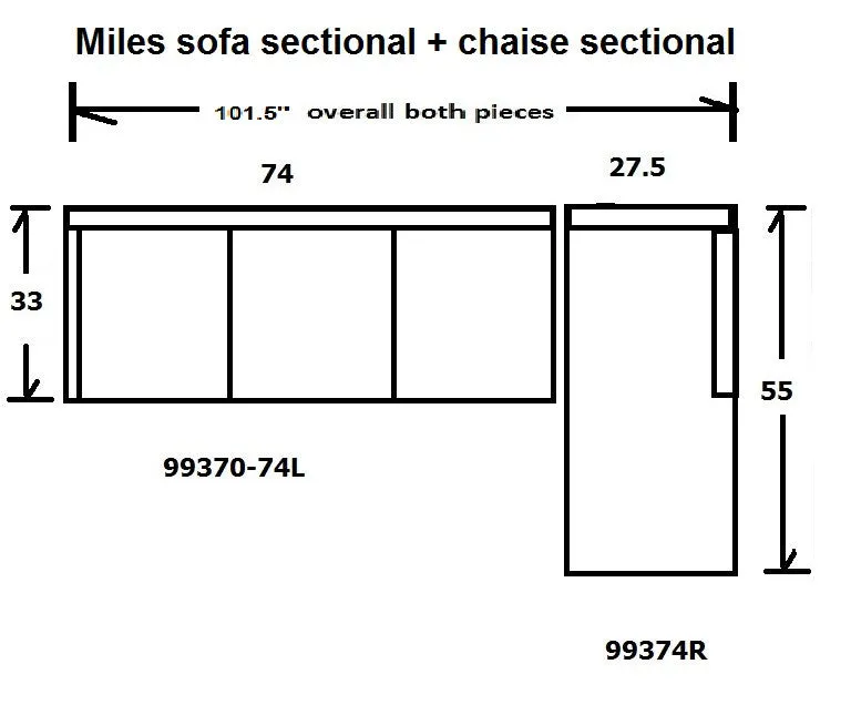 Miles Sectional #4 (Reversible)