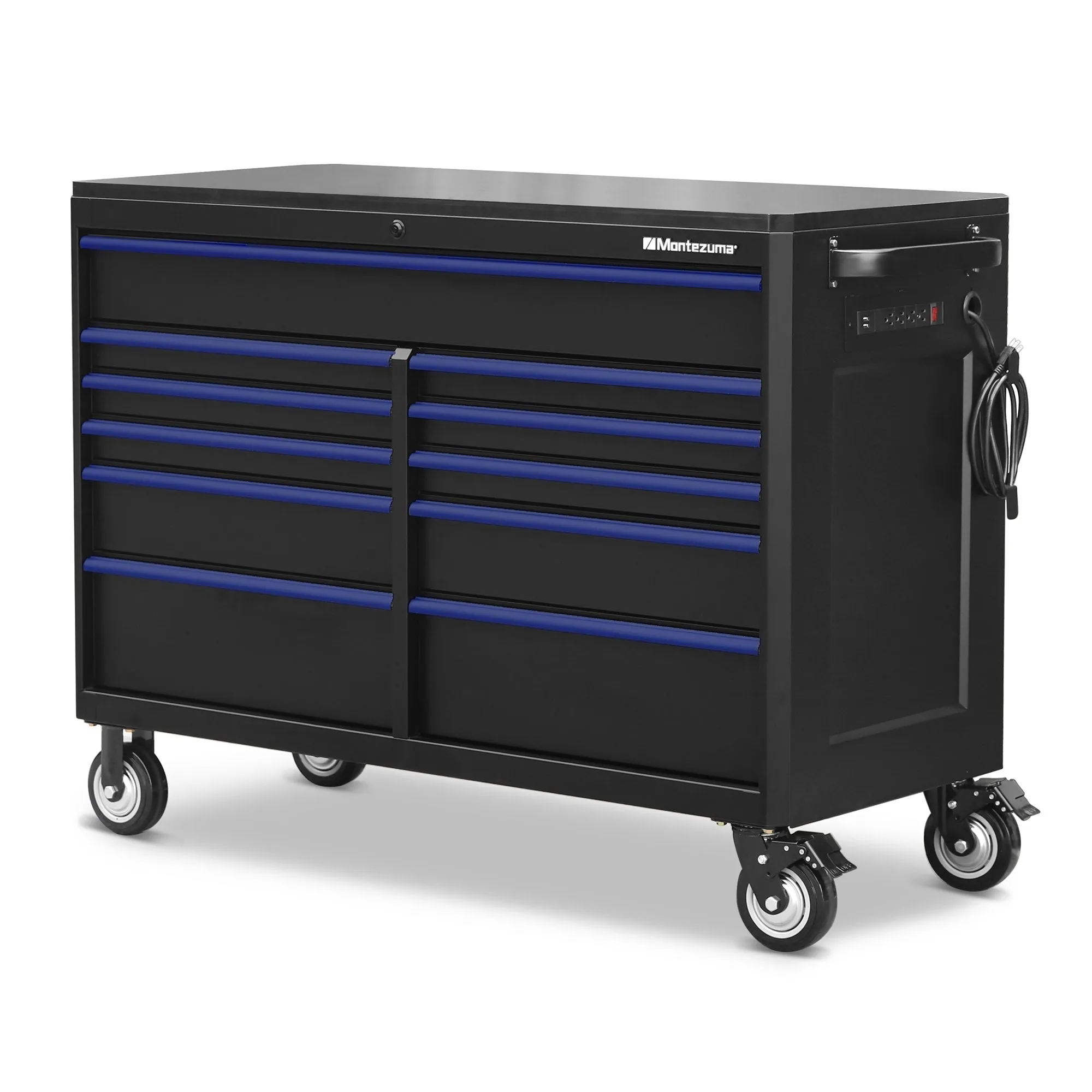 Montezuma 56 x 24 in. 11-Drawer Tool Cabinet