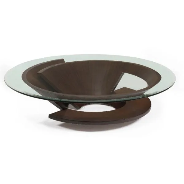 NAUTILUS Round Cocktail Table, Wenge