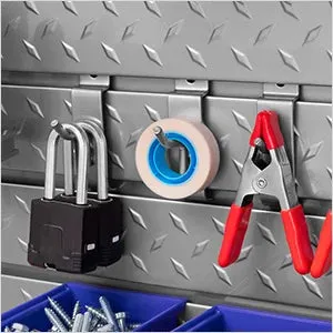 NewAge Garage Cabinets 24-Piece Steel Slatwall Accessory Kit