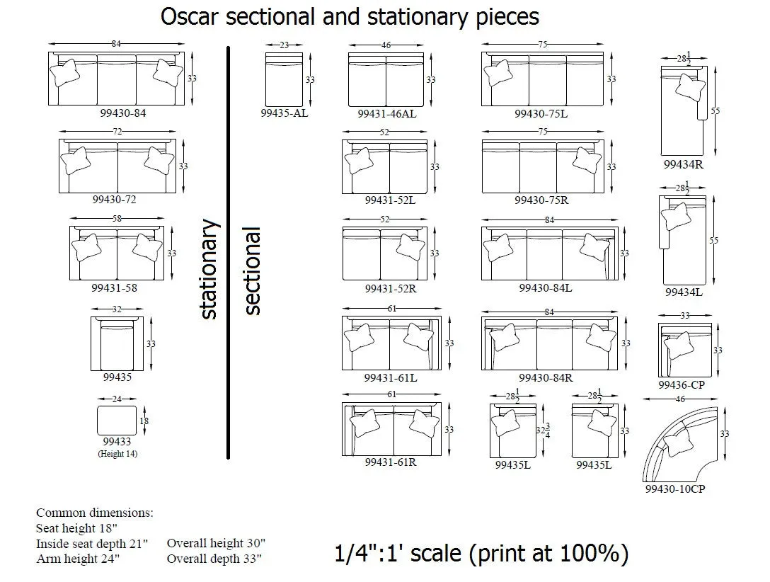 Oscar Sectional #2 (Reversible)