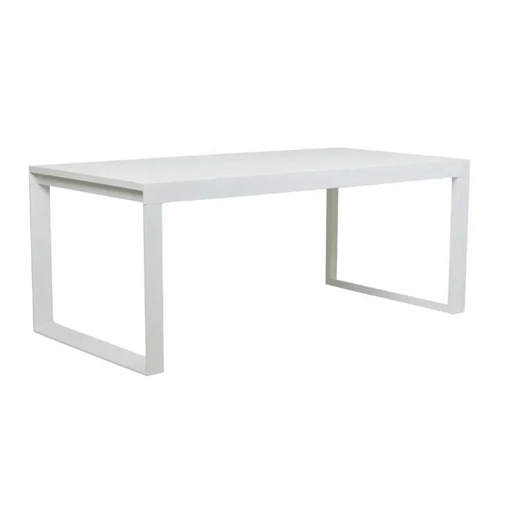 Pier Slatted White Extension Table