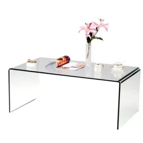 Pre-Order Sale!!!Bent Glass Coffee Table 1200mm