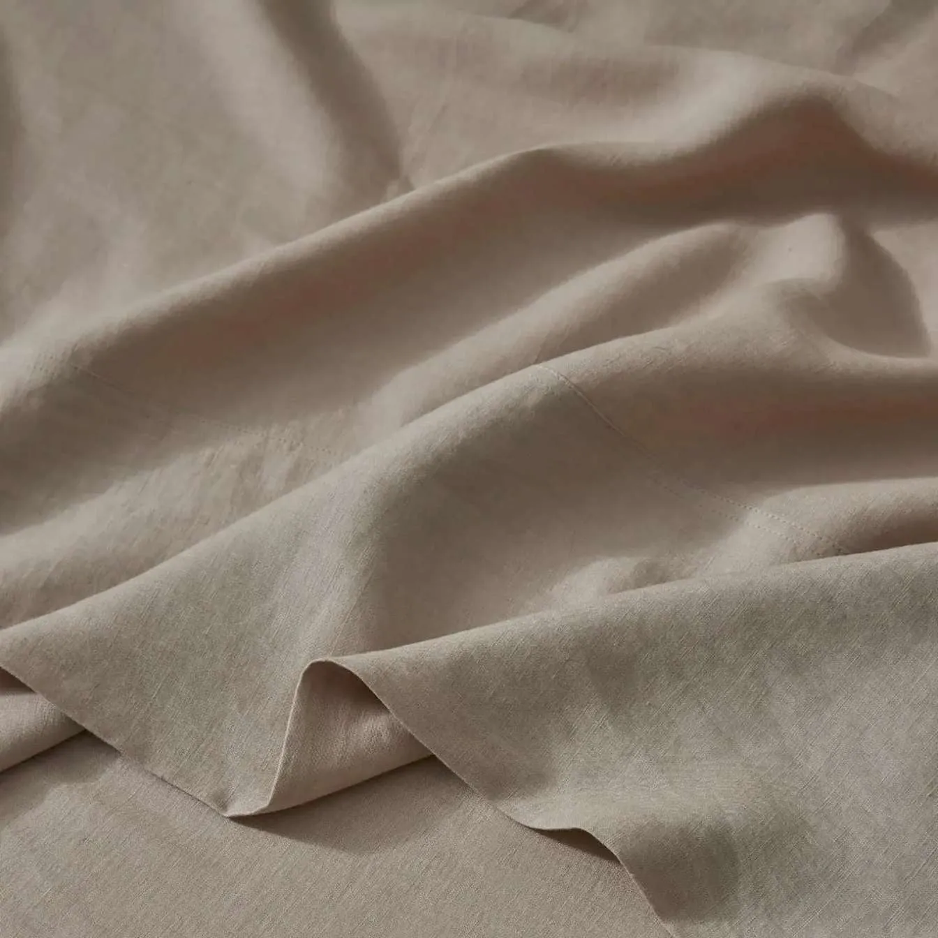 Ravello French Flax Linen Flat Sheet