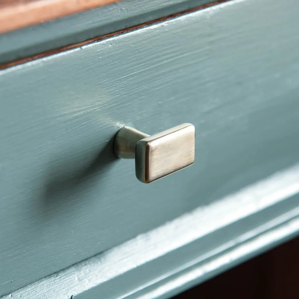 Satin Nickel Capital Cabinet Knob