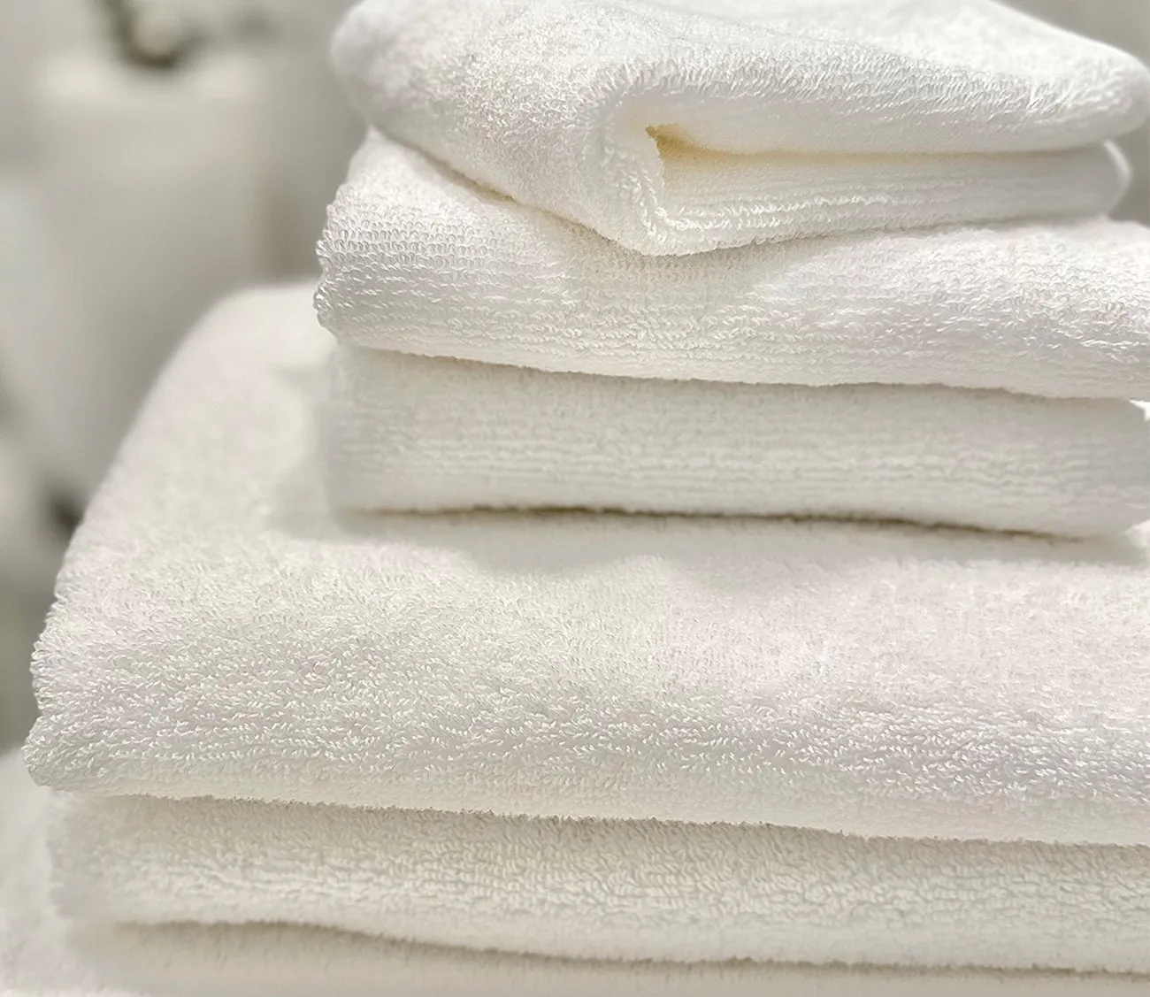 Sleep & Beyond Organic Cotton Terry 6-Piece Bath Towel Set