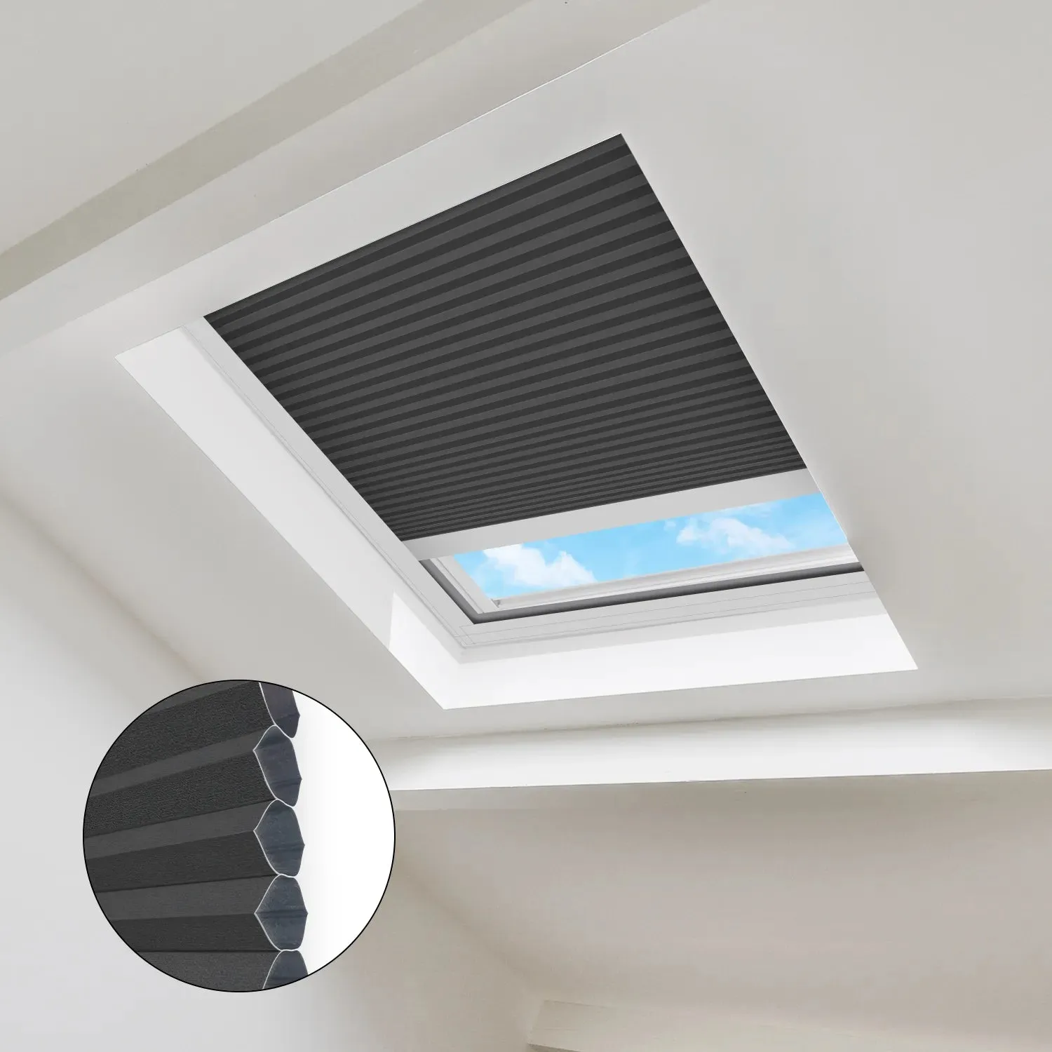 SmartWings Motorized Blackout Skylight Cellular Shades