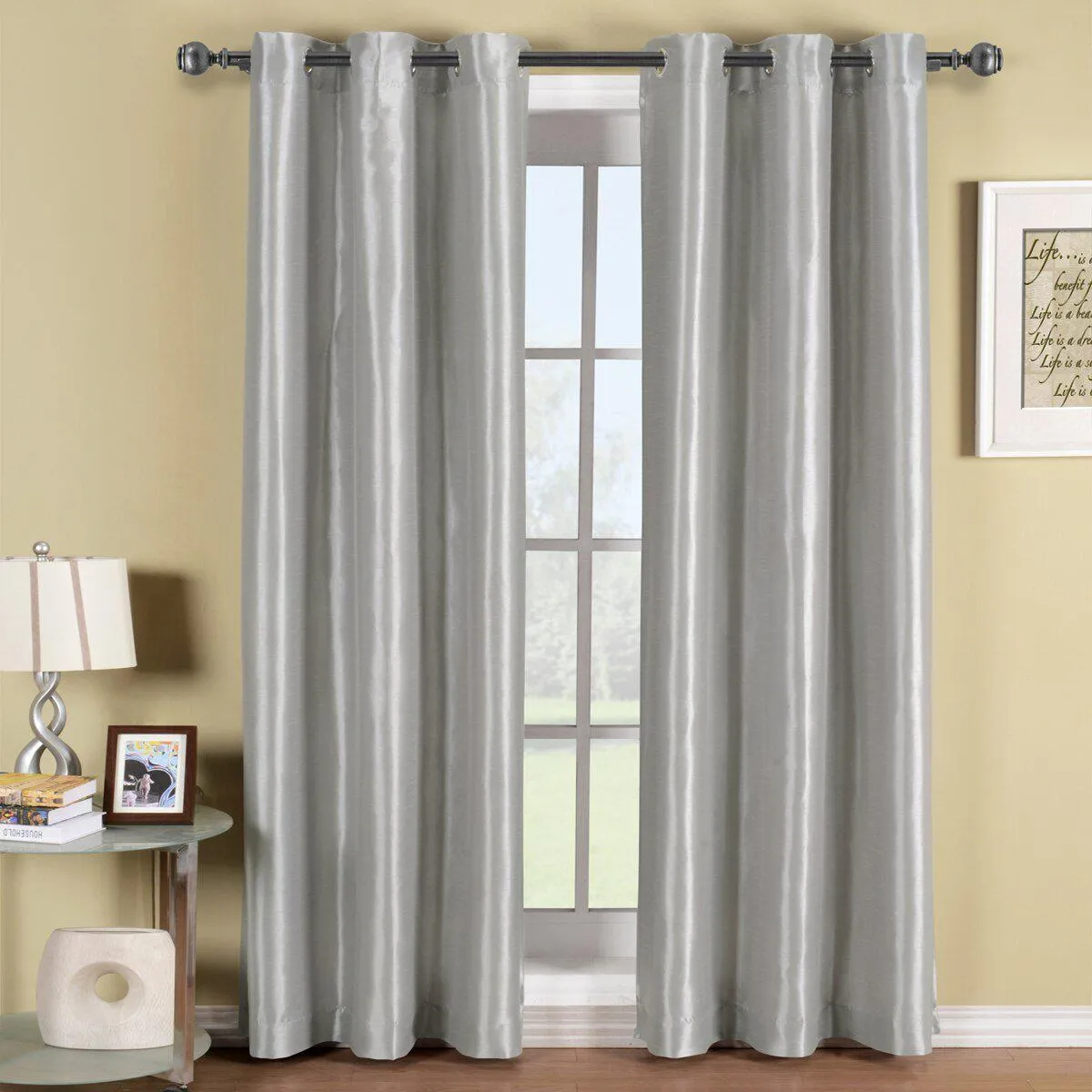 Soho Thermal Blackout Grommet Top Curtain Panels (Single)