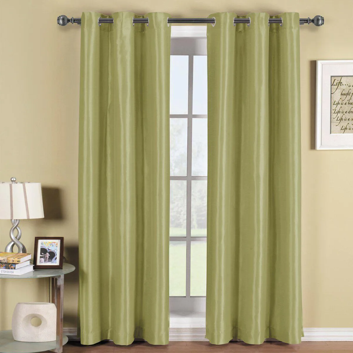 Soho Thermal Blackout Grommet Top Curtain Panels (Single)