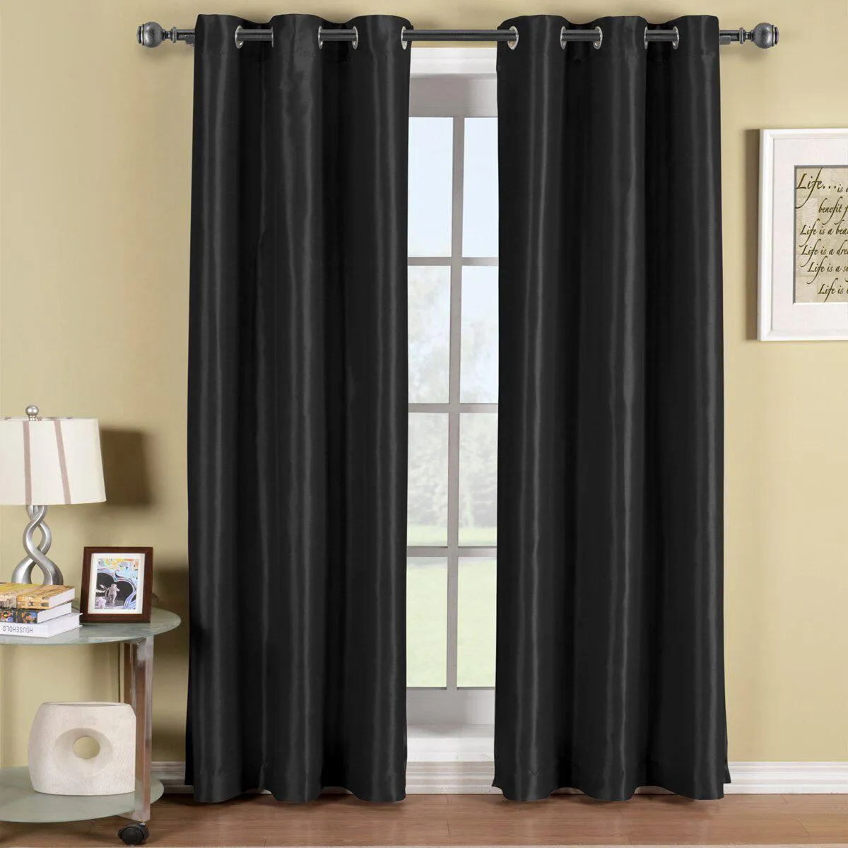 Soho Thermal Blackout Grommet Top Curtain Panels (Single)