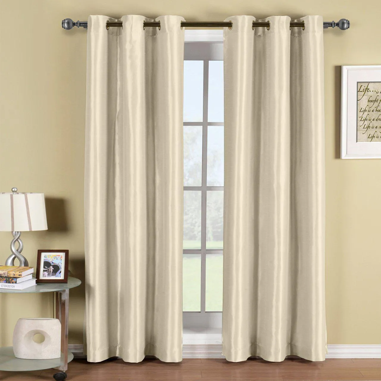 Soho Thermal Blackout Grommet Top Curtain Panels (Single)