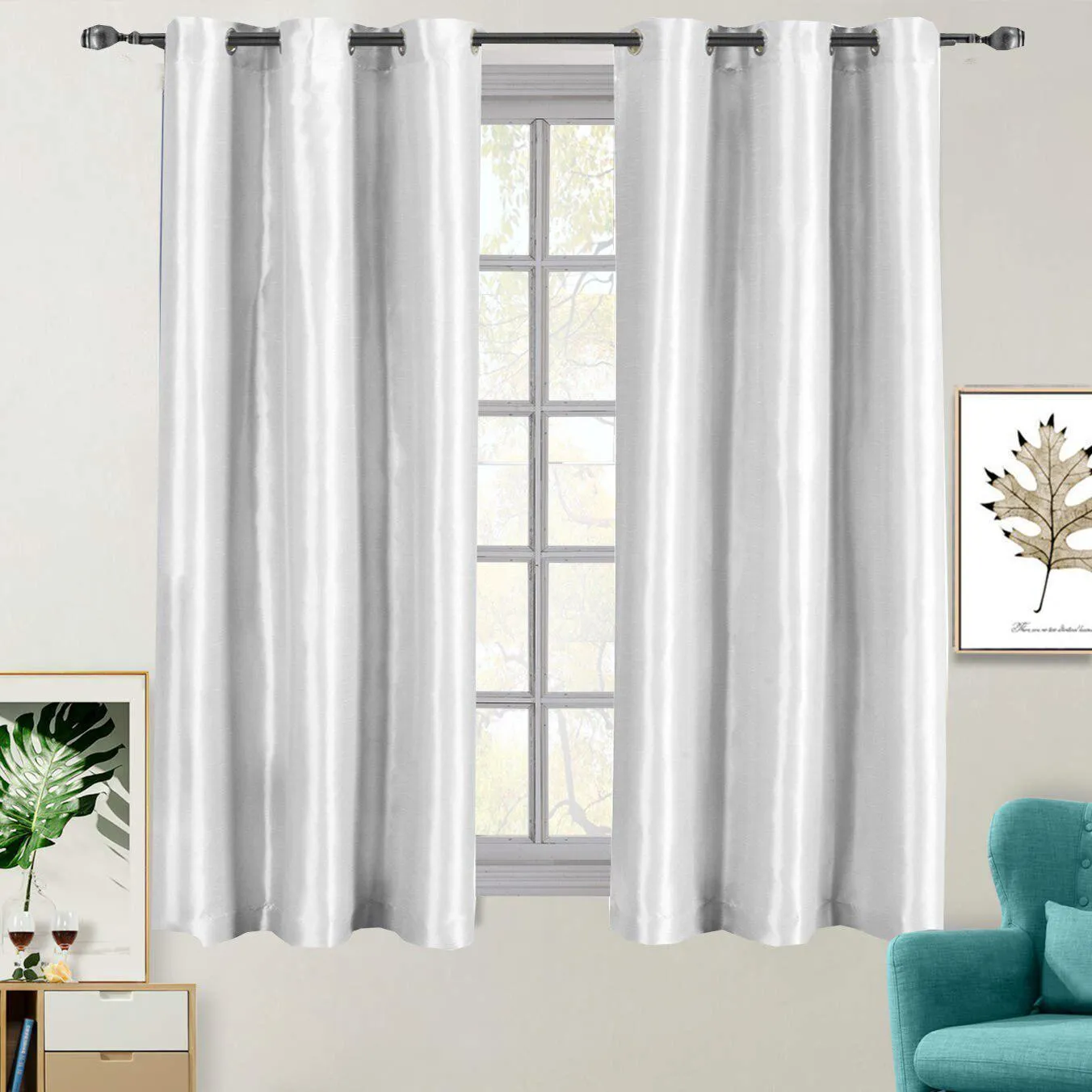 Soho Thermal Blackout Grommet Top Curtain Panels (Single)