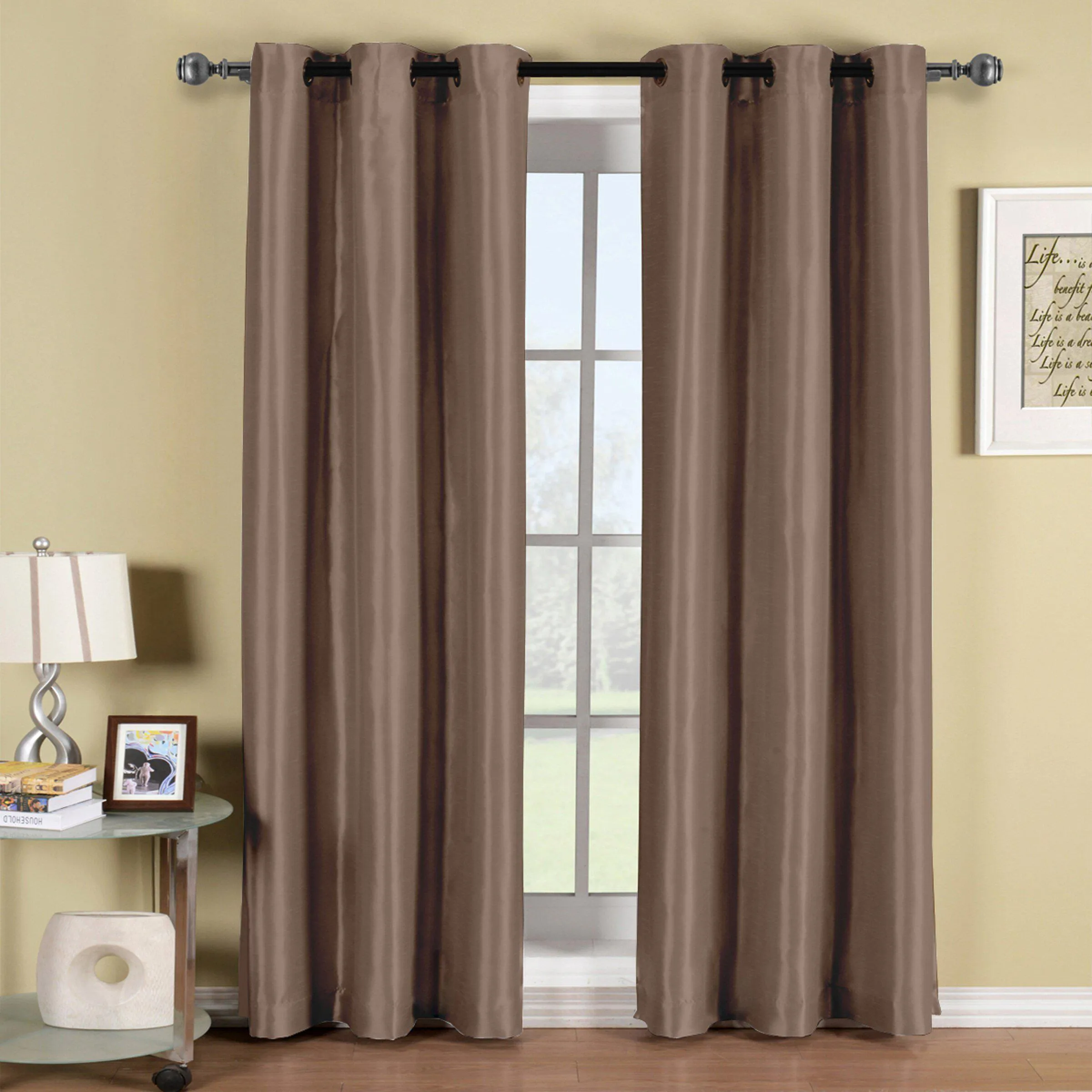 Soho Thermal Blackout Grommet Top Curtain Panels (Single)