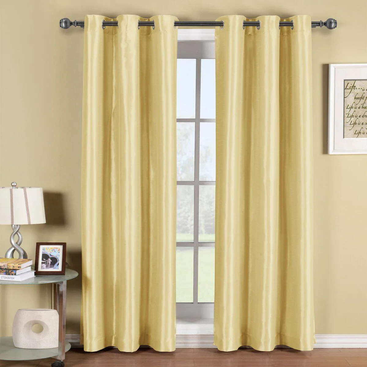 Soho Thermal Blackout Grommet Top Curtain Panels (Single)