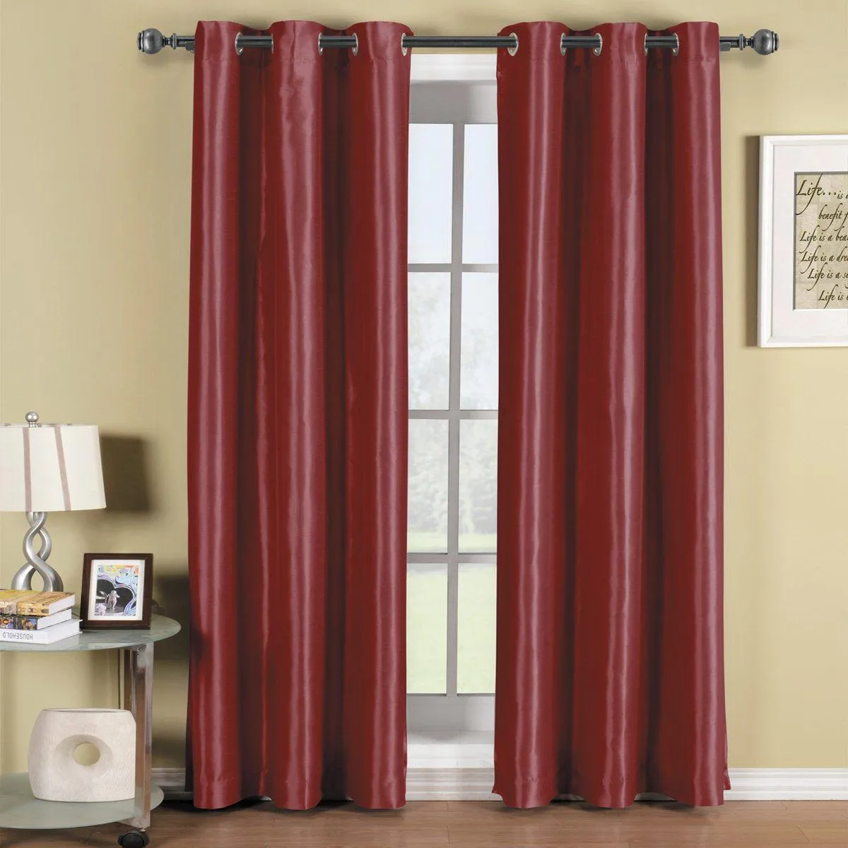 Soho Thermal Blackout Grommet Top Curtain Panels (Single)