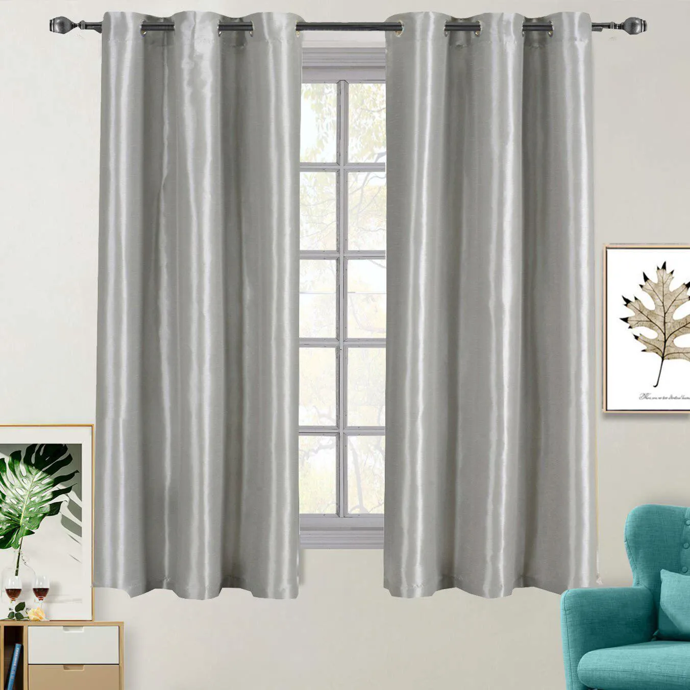 Soho Thermal Blackout Grommet Top Curtain Panels (Single)