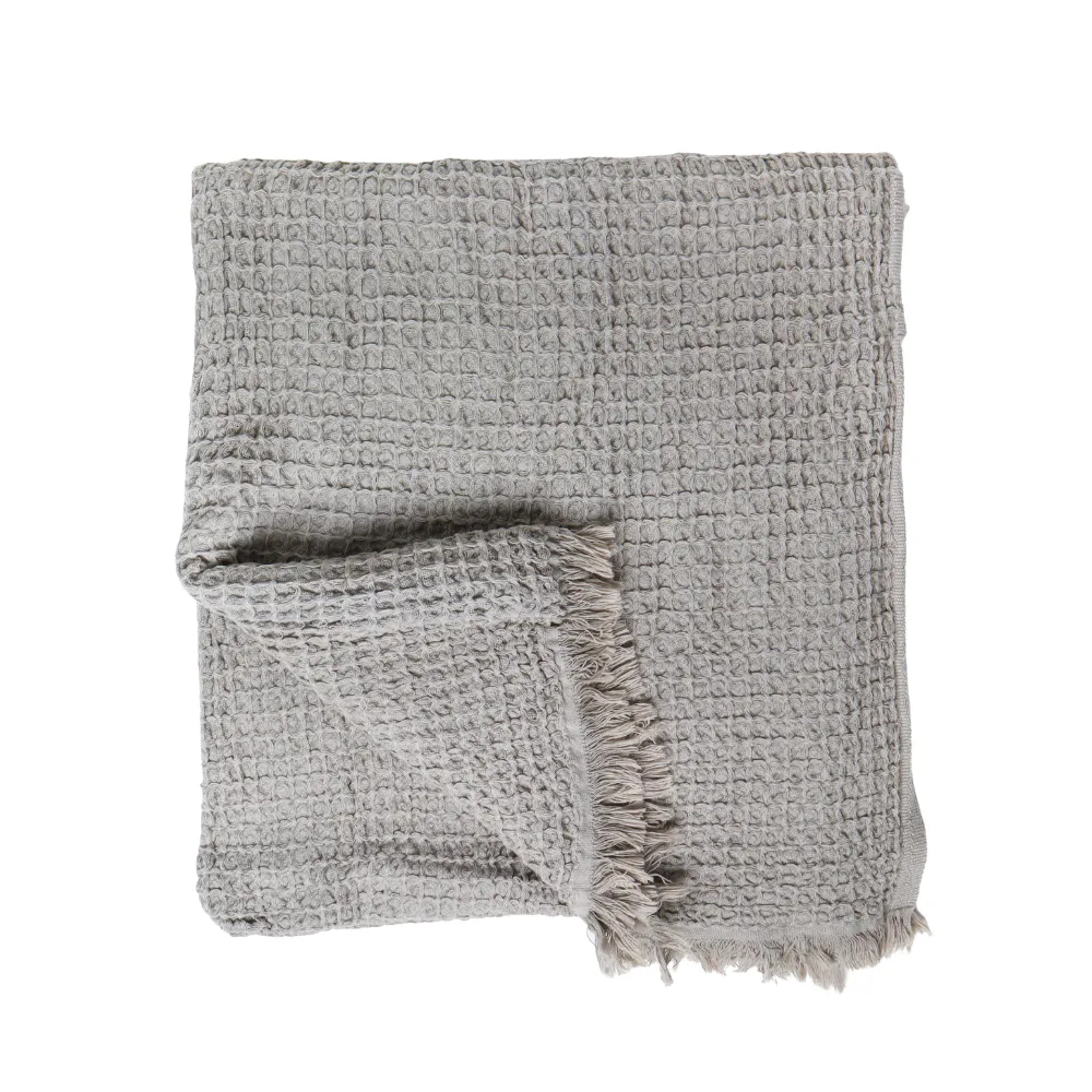 Stonewashed Turkish Towel - Grey Sage