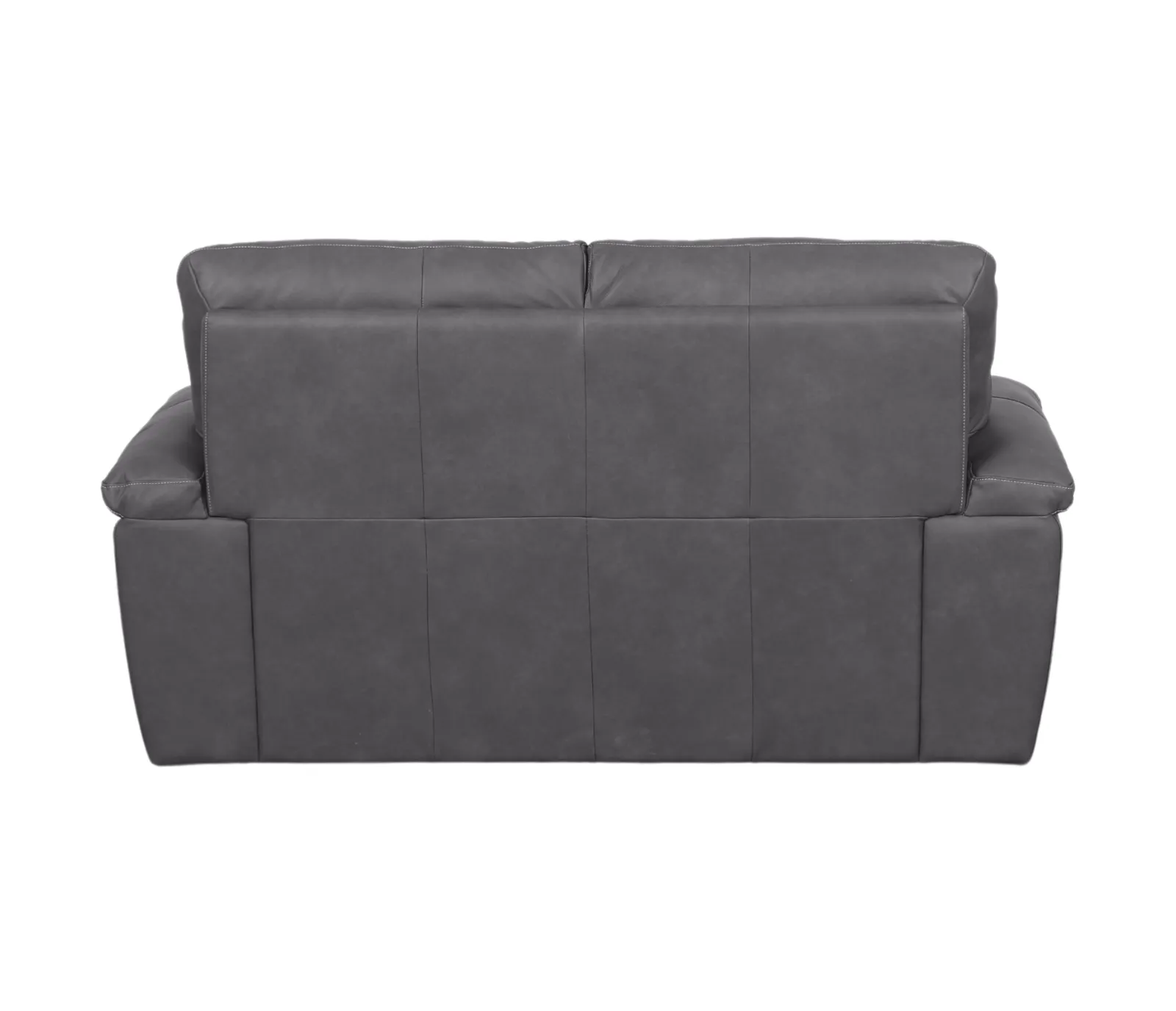 Sylvester Loveseat - Dark Grey Leather