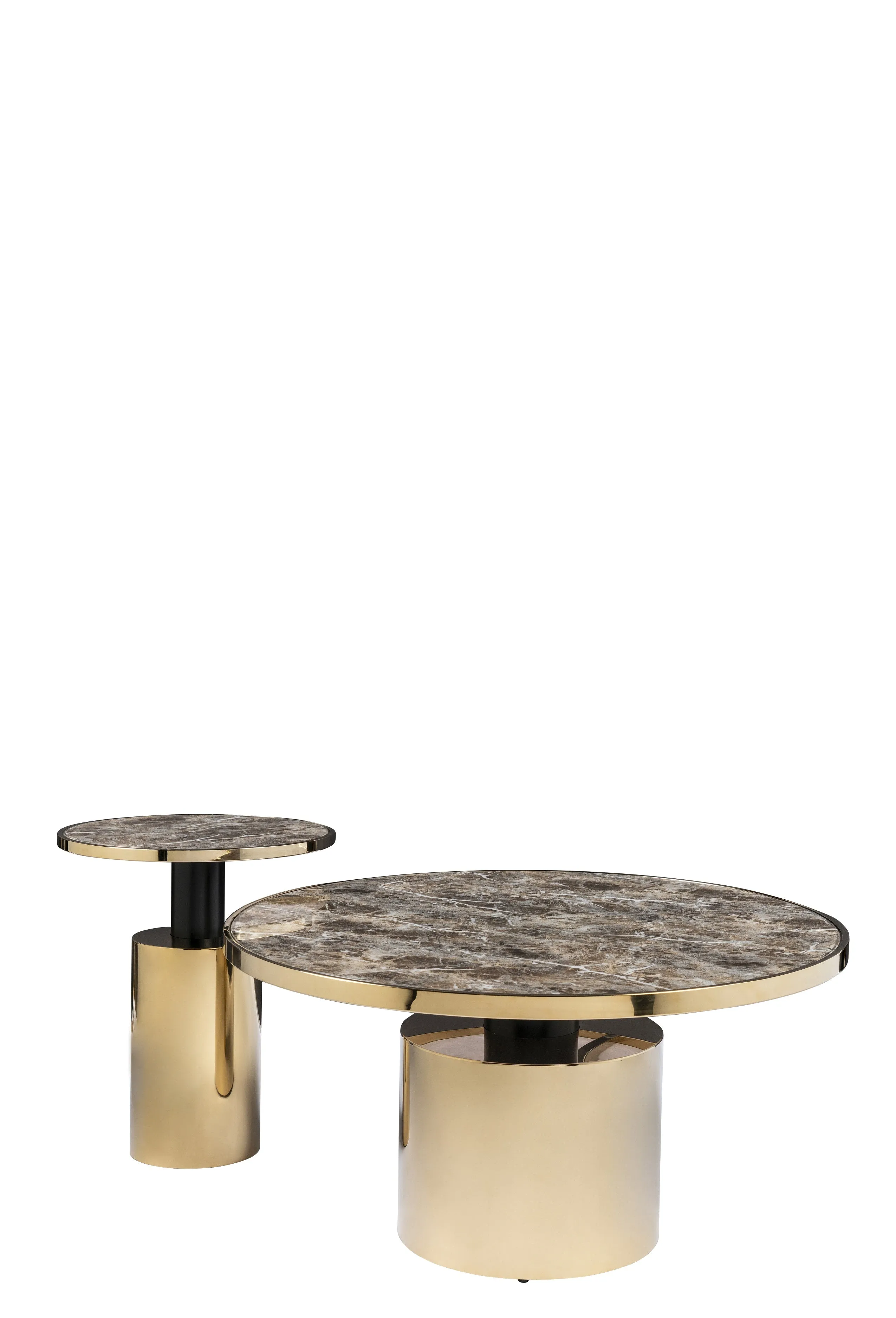 Taylor Coffee Table-Brown and Gold