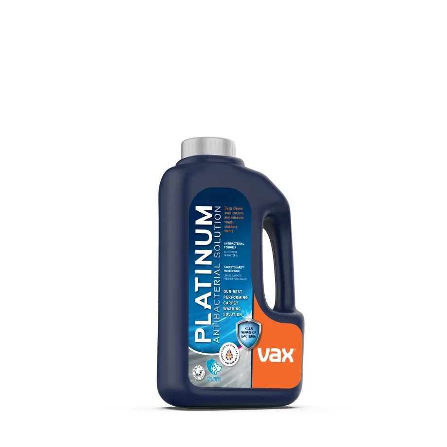 Vax Platinum Antibacterial Solution 1.5L 1-9-142404