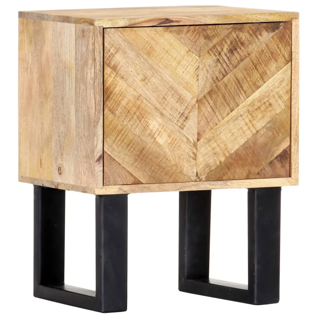 vidaXL Bedside Cabinet 40x30x50 cm Solid Mango Wood