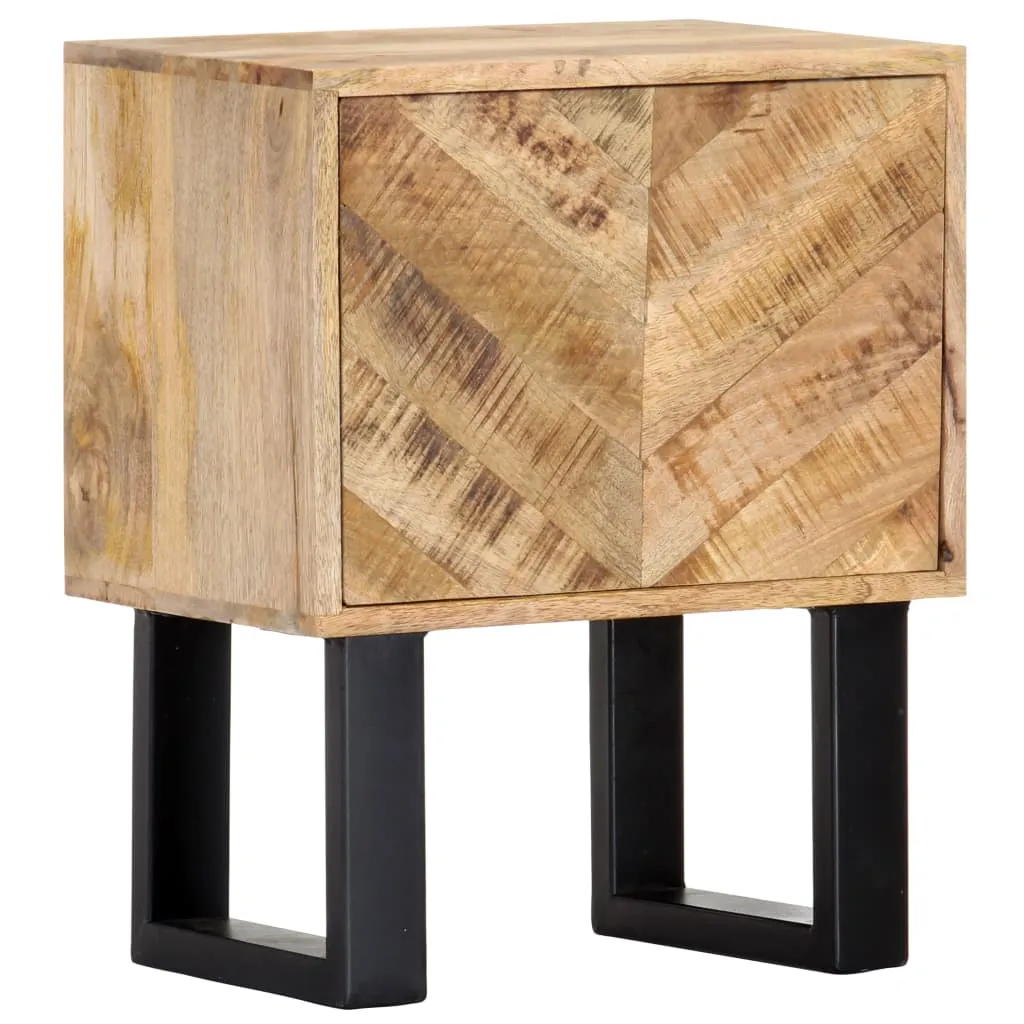 vidaXL Bedside Cabinet 40x30x50 cm Solid Mango Wood