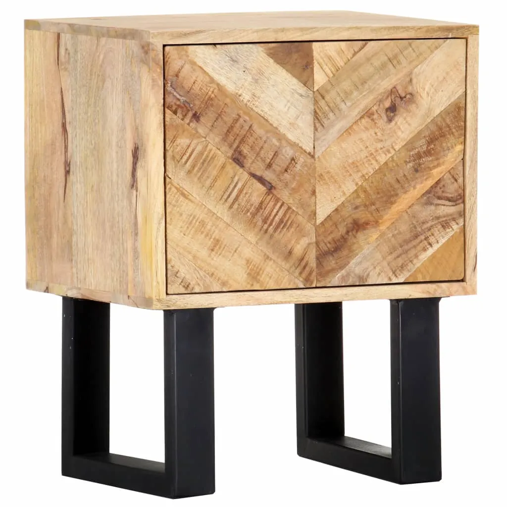 vidaXL Bedside Cabinet 40x30x50 cm Solid Mango Wood