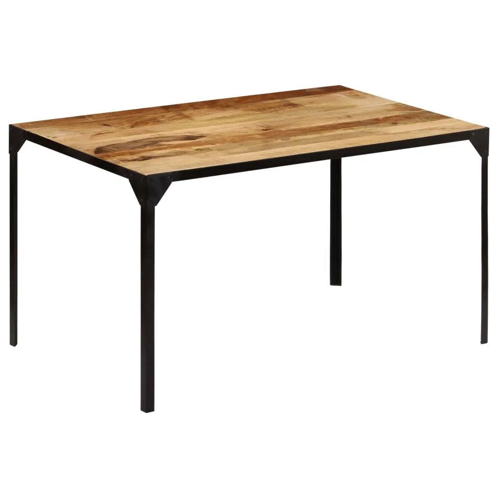 vidaXL Dining Table 140x80x76 cm Solid Mango Wood