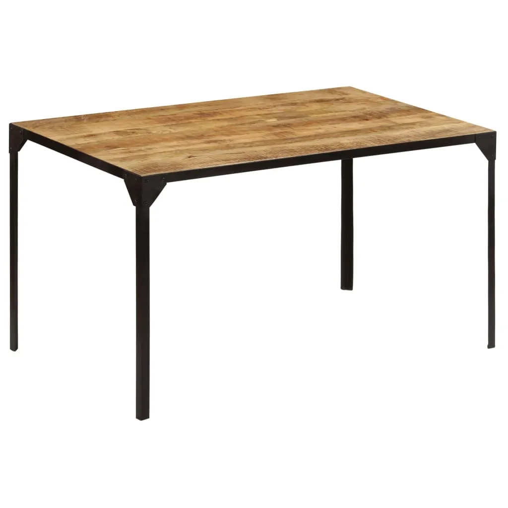 vidaXL Dining Table 140x80x76 cm Solid Mango Wood