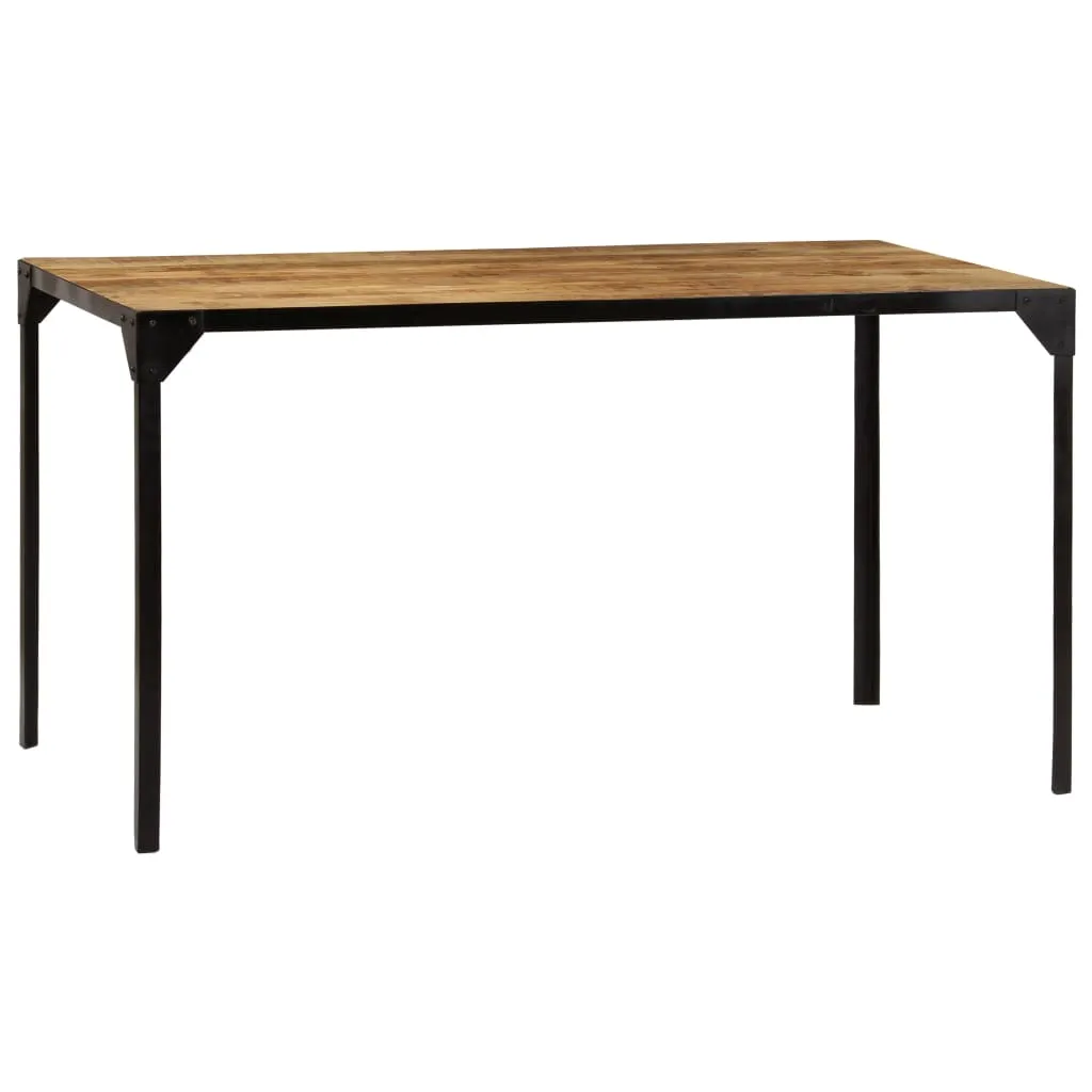 vidaXL Dining Table 140x80x76 cm Solid Mango Wood