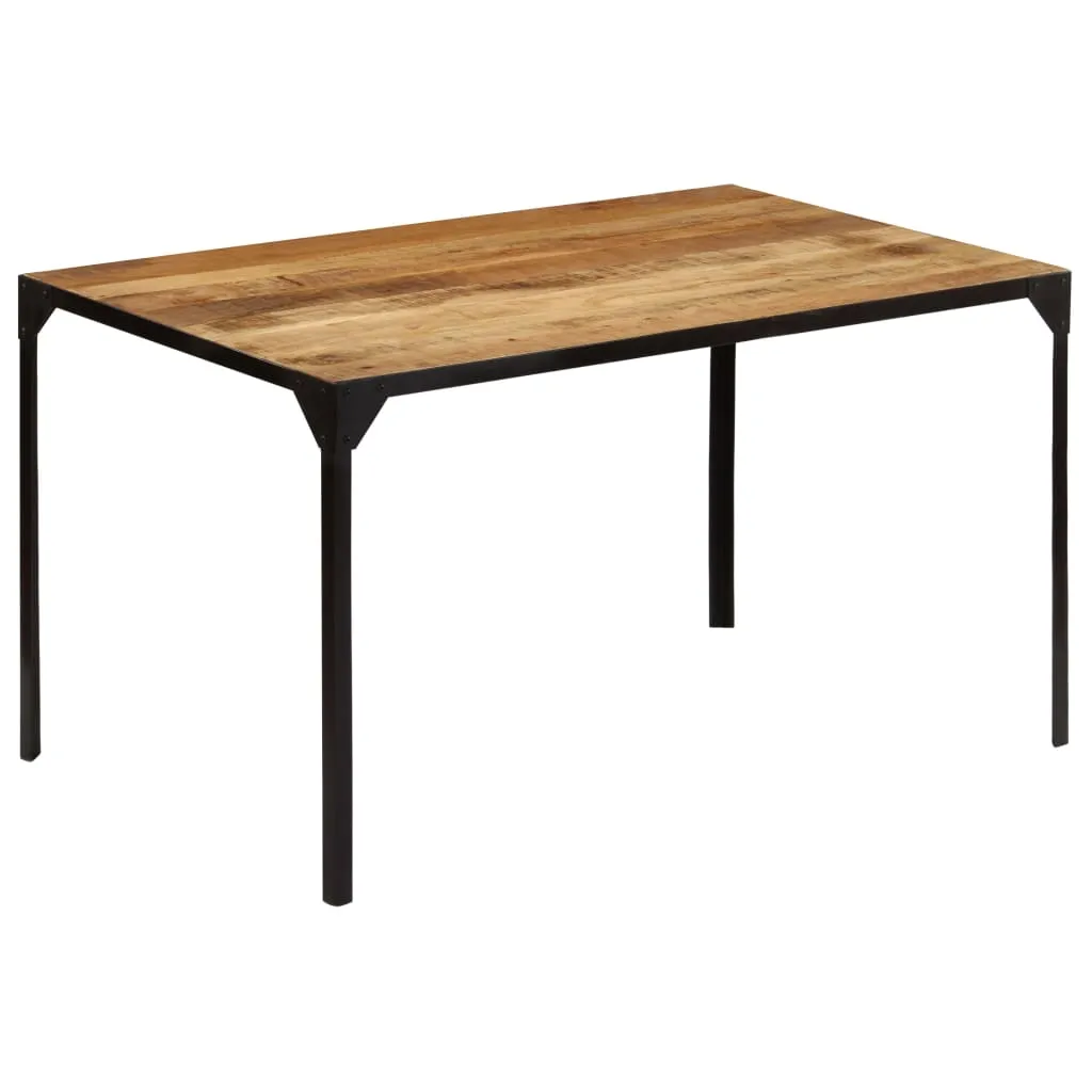 vidaXL Dining Table 140x80x76 cm Solid Mango Wood